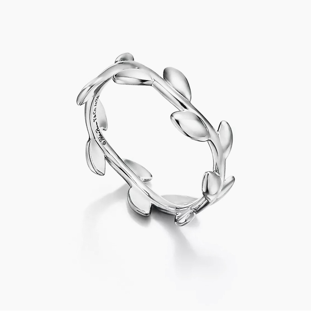 Tiffany & Co Oak Leaf Ring Size 7